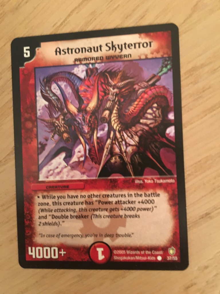 Astronaut Skyterror Duel Masters 37/55