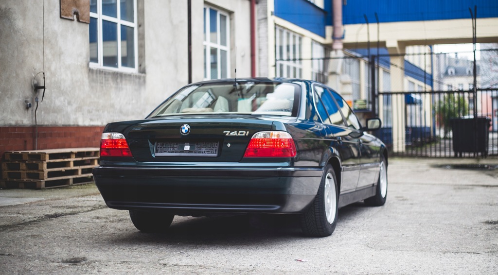 BMW e38 740i 4.0 1995r Oxfordgrun Królowa Lat 90