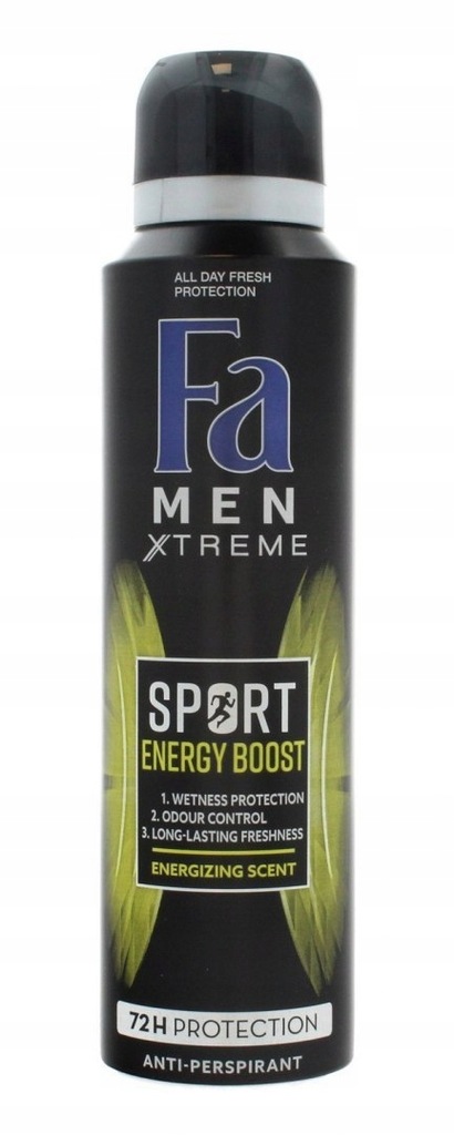 Fa Men Sport Energy Boost 72H Dezodorant w sprayu 150ml