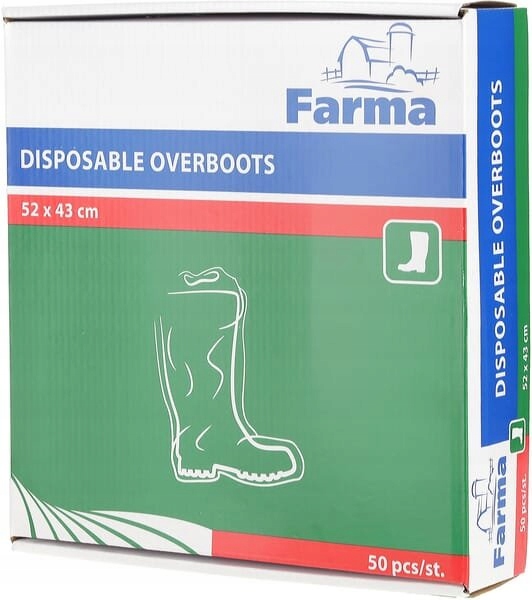 Farma przezroczyste ochraniacze na buty polietylen 70µm 52x43cm ASF