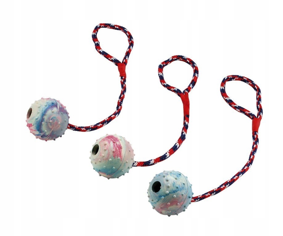 KERBL Zabawka piłka na lince z dzwonkiem, 6 cm [83