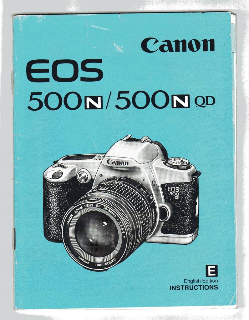 CANON EOS 500N, 500N QD INSTRUKCJA