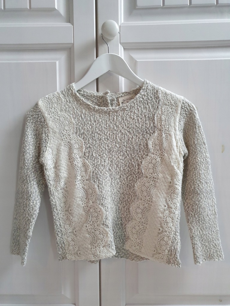 Zara sweterek 7-8 lat 128 cm