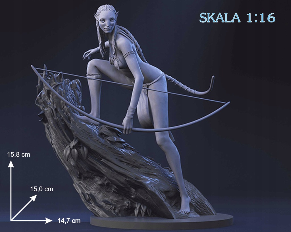 Avatar Neytiri- wydruk 3D