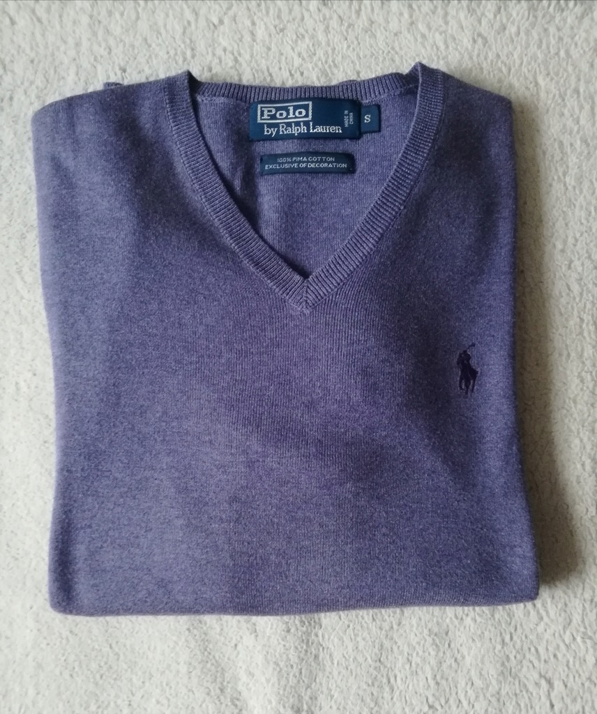 Sweter Ralph Lauren pima cotton - 100% oryginał