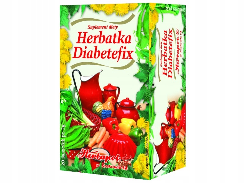 Herbatka Diabetefix 20 saszet HERBAPOL przy cukrze