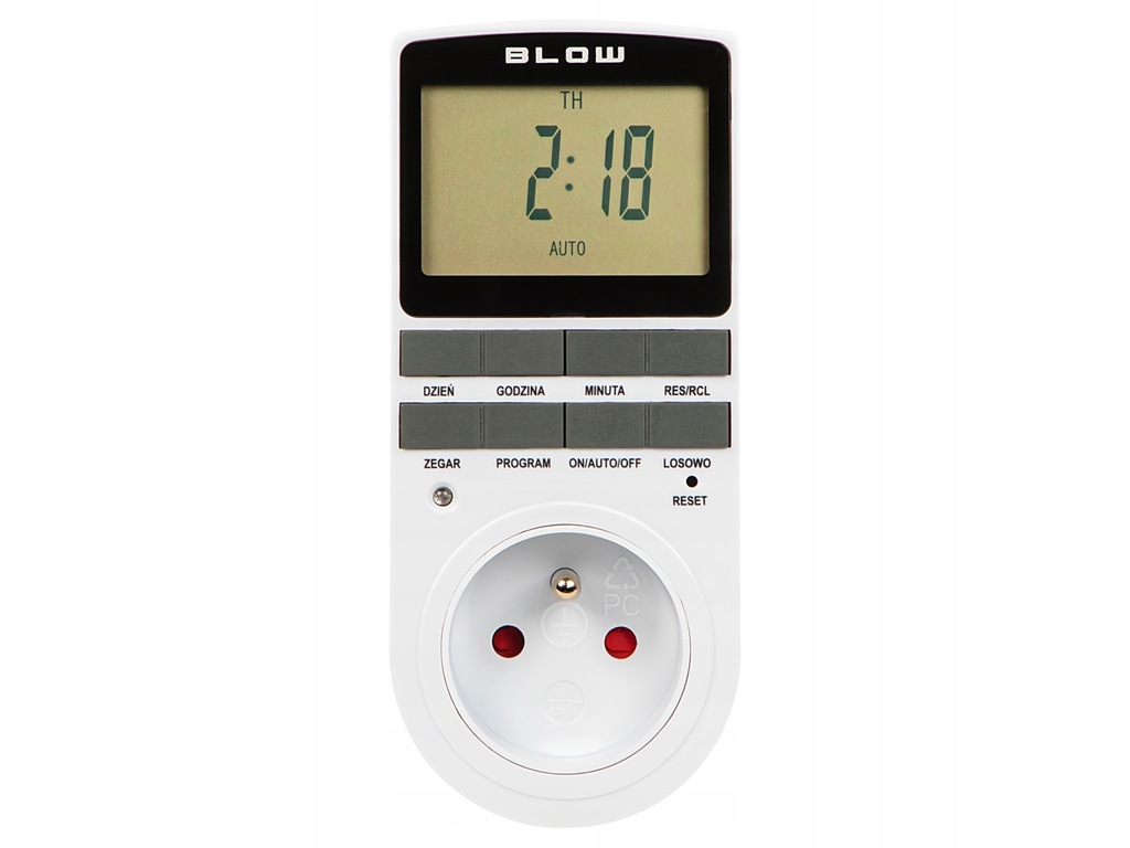 PROGRAMATOR CZASOWY TIMER CYFROWY LCD WYŁĄCZNIK