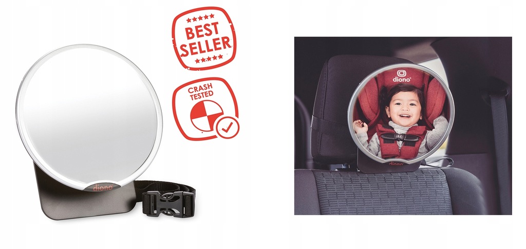 DIONO MIX LUSTERKO OBROTOWE Easy View 360