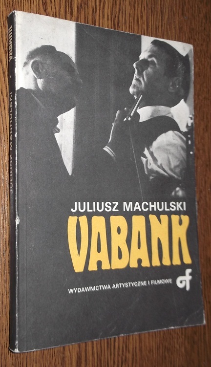 KSIĄŻKA JULIUSZ MACHULSKI - VABANK. 1987 ROK.