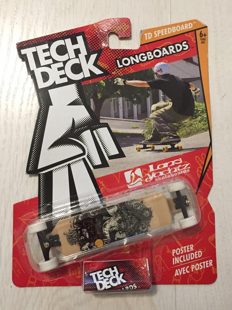 Tech Deck longboard Land Yachtz fingerboard