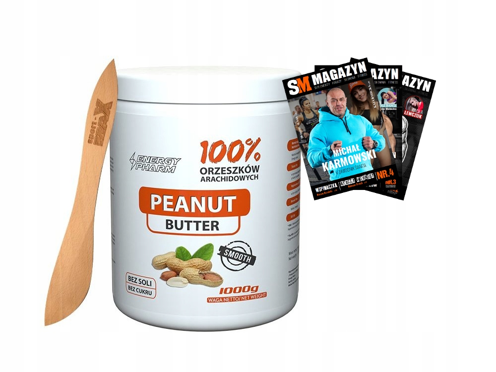 EP MASŁO ORZECHOWE 1000 G PEANUT BUTTER 1KG SMOOTH