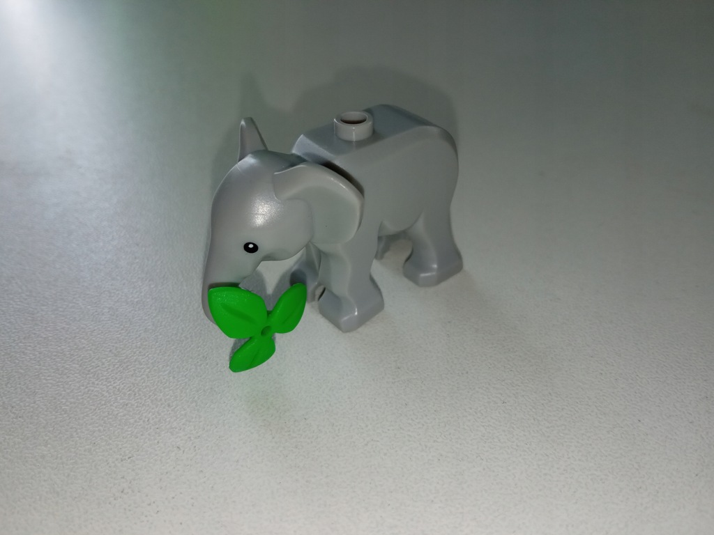 zwierzęta lego safari - słonik mały słoń 79297pb01 z zestawu 60302