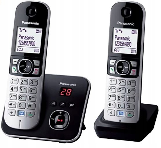 E336 PANASONIC KXTG6862 TWIN TELEFON BEZPRZEWODOWY