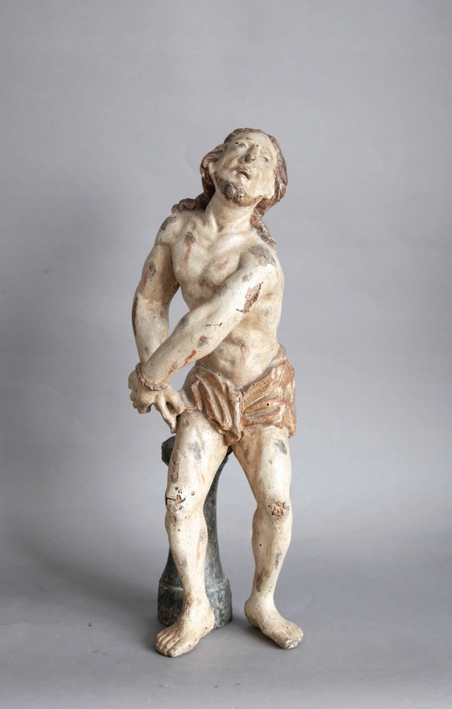 Chrystus przy słupie. XVIII wiek, 50 cm.