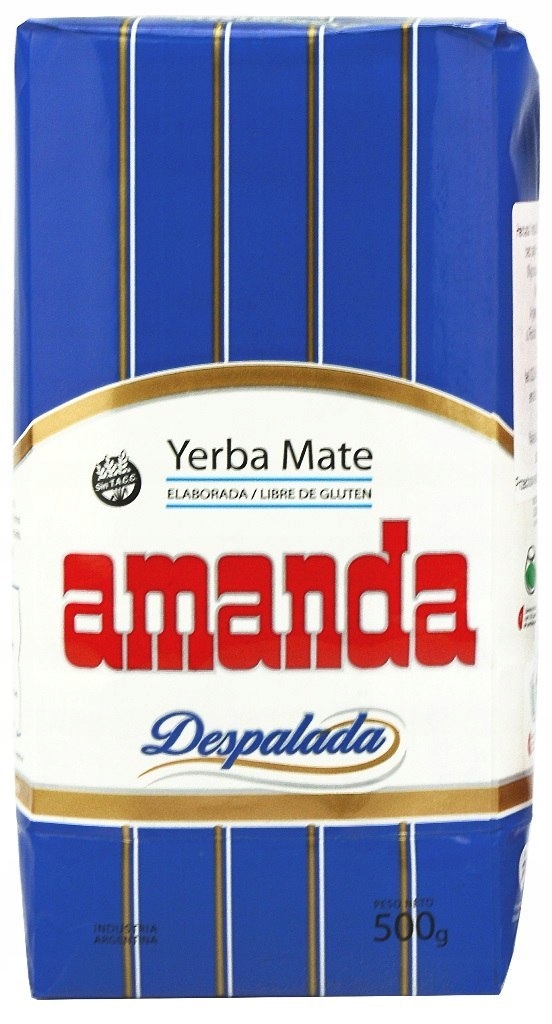 Yerba Mate AMANDA 0,5kg despalada (bez patyków)