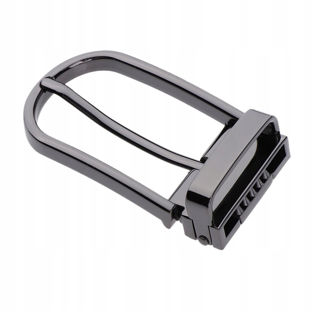 Single Rectangular Pin Buckle Fashion Gunmetal