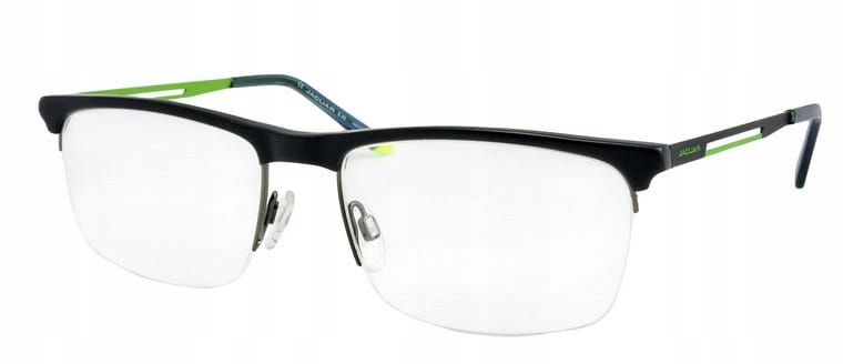 Oprawki korekcyjne męskie JAGUAR 33611 - 4819 56x18x145 mm GREEN-BLACK
