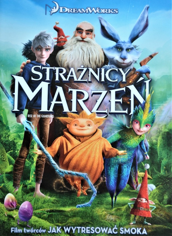 " STRAŻNICY MARZEŃ " film dvd dla dzieci