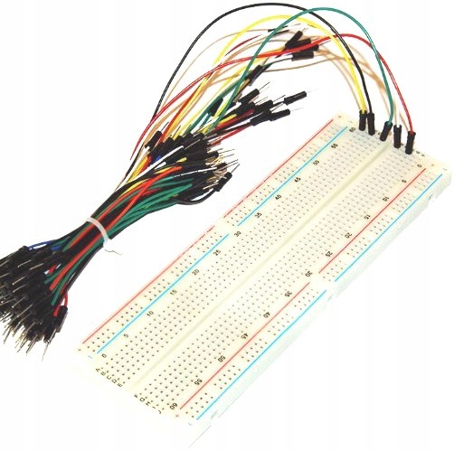 Płytka prototypowa stykowa 830 pól MB102 PRZEWODY