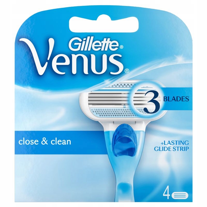 Gillette Venus Wymienne Wkłady Ostrza 4 Sztuki