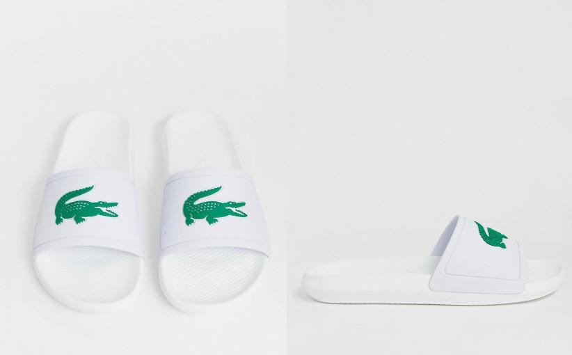 A0C035*LACOSTE BIAŁE KLAPKI SPORTOWE 40,5 A01