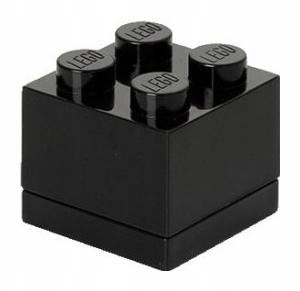 Minipudełko Lego Klocek 4 40111733 czarny