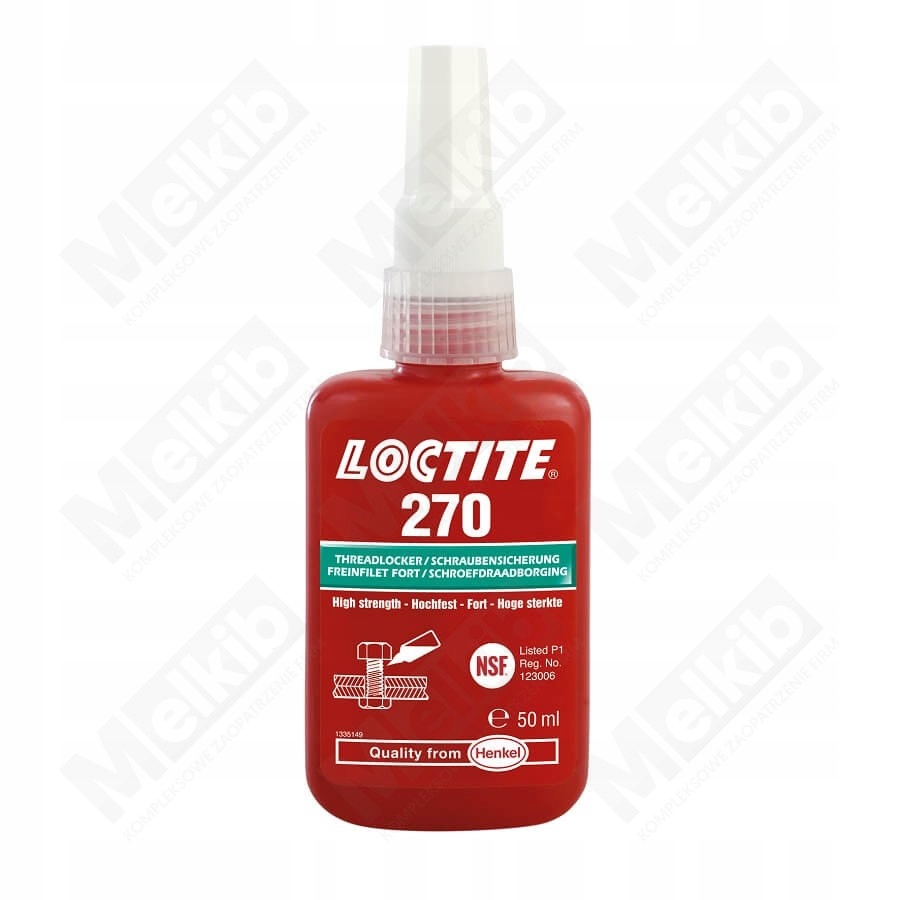 LOCTITE 270 Klej do Zabezpieczeń Gwintów 50ml