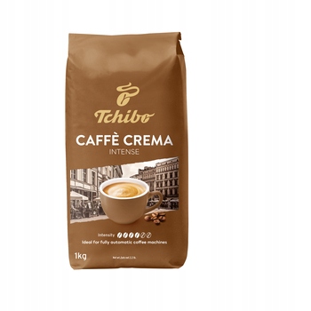 TCHIBO CREMA INTENSE KAWA PALONA ZIARNISTA 1KG