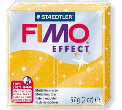 FIMO EFFECT 57G ZŁOTY BROKATOWY STAEDTLER