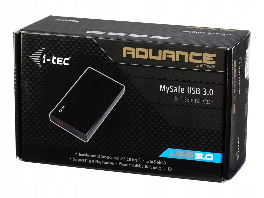 ITEC MYSAFE35U401 i-tec MYSAFE Advanced 3,5 USB 3.0 Obudowa zewnętrzna