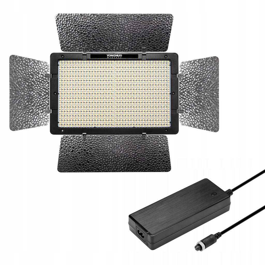 Lampa LED Yongnuo YN1200 WB (3200 K - 5500 K) + zailacz Yongnuo 19 V / 5 A