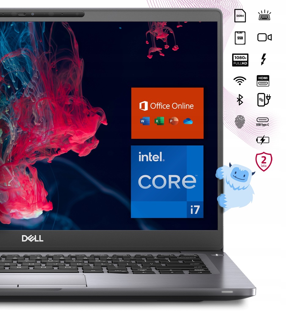 Купить DELL i7 4*4,8 ГГц! 32 ГБ|1 ТБ NVMe| FHD|Bat14h|W11PRO: отзывы, фото, характеристики в интерне-магазине Aredi.ru