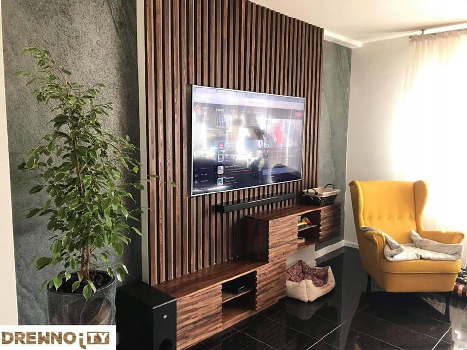 Купить Декоративные деревянные планки на стену по индивидуальному ...