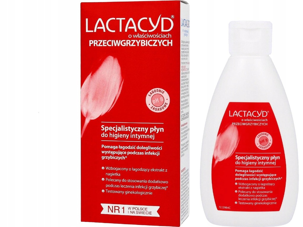 Lactacyd Płyn ginekologiczny do higieny intymnej przeciwgrzybiczy 200ml
