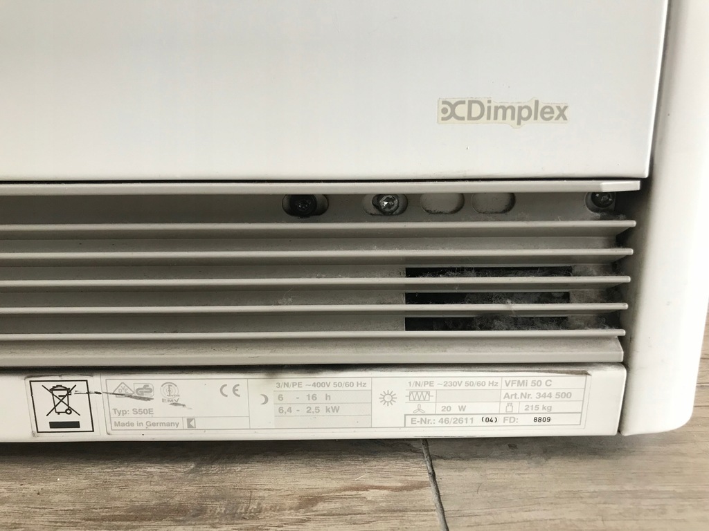 PIEC AKUMULACYJNY DC DIMPLEX S50E 6,42,5 KW 8138831081 oficjalne