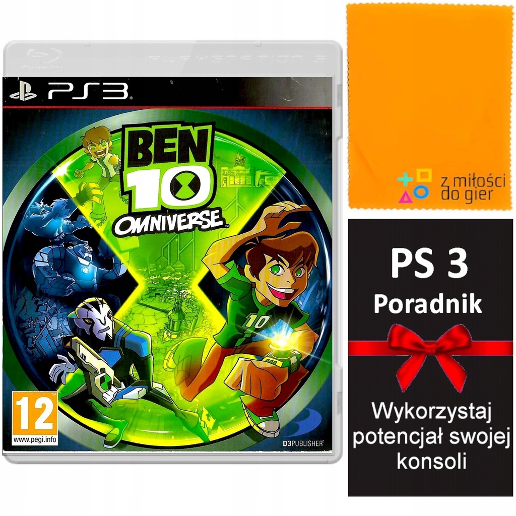 gra dla dzieci na PS3 BEN 10 OMNIVERSE Kosmiczne PRZYGODY CZEKAJĄ + gratis