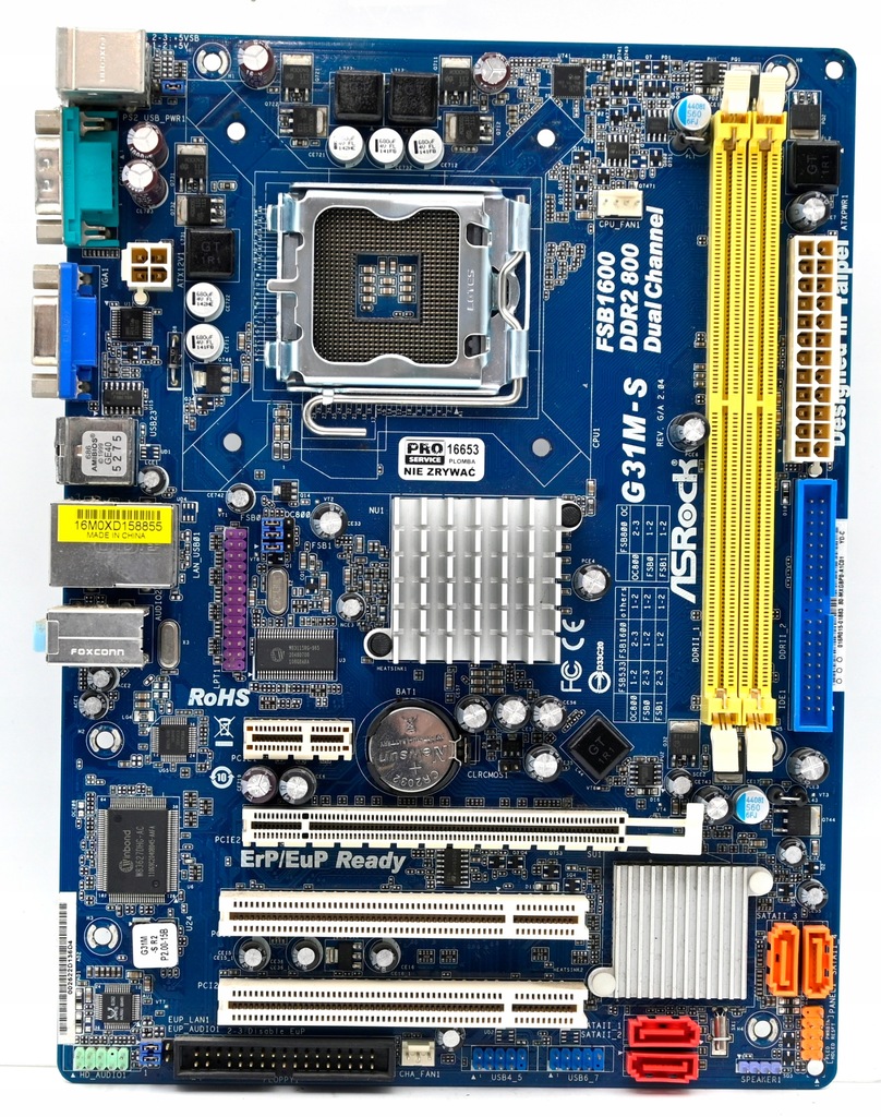 Płyta główna ASRock G31MS 12051979663 oficjalne archiwum Allegro