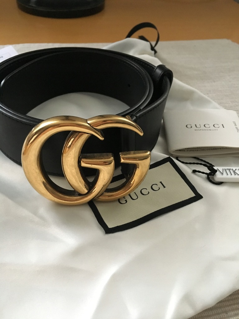 Pasek Skorzany Gucci Vitkac 7809579474 Oficjalne Archiwum Allegro