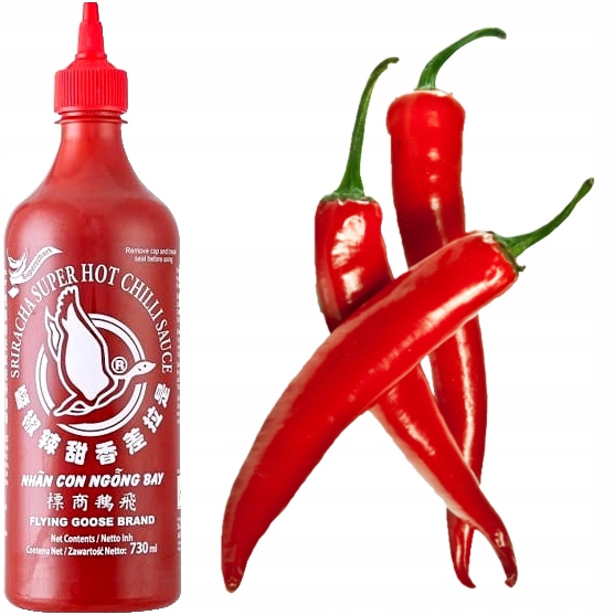 Sos Chilli Sriracha Ostry Czerwony FGB 730ml
