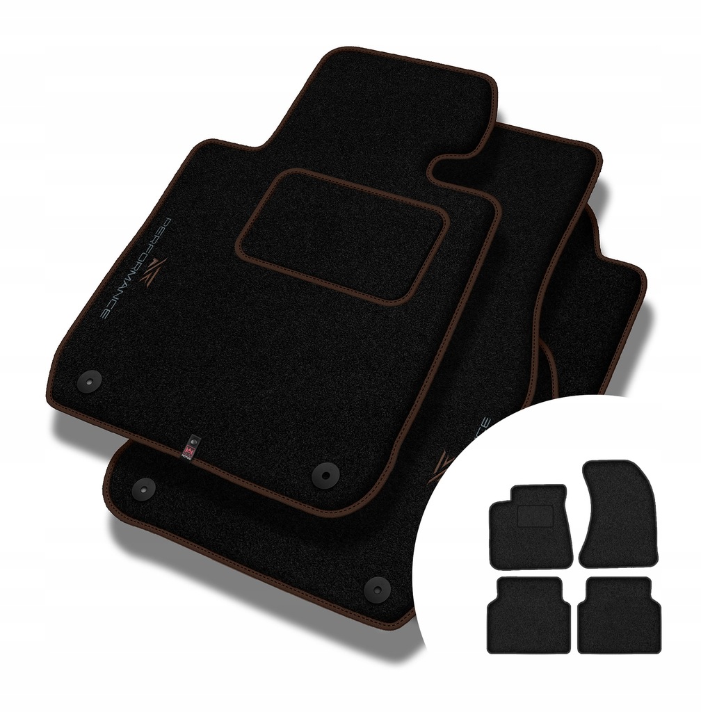 Dywaniki welurowe PERFORMANCE do Audi A8 III D4 2010-2017 wersja krótka