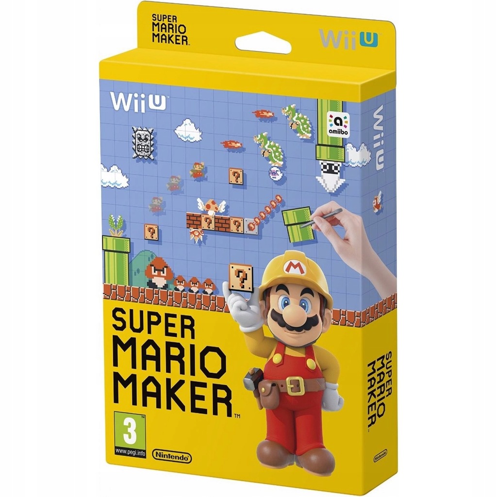 Super Mario Maker + Artbook Nowa Gra Wii U