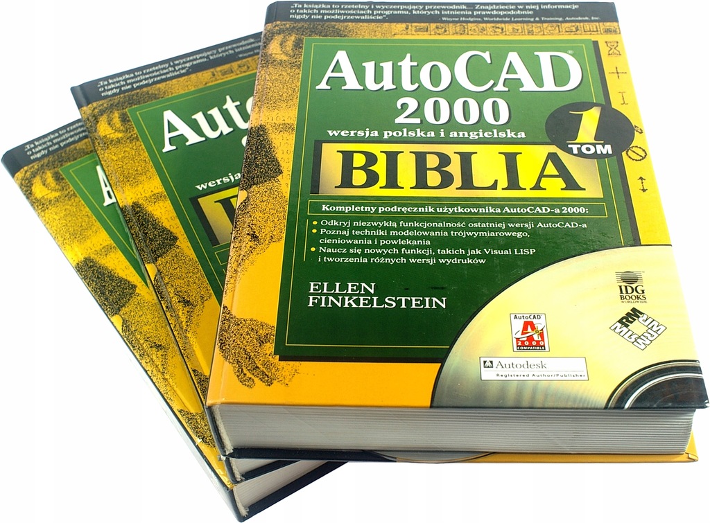 BIBLIA AUTOCAD 2000 t. 1-3 + CD