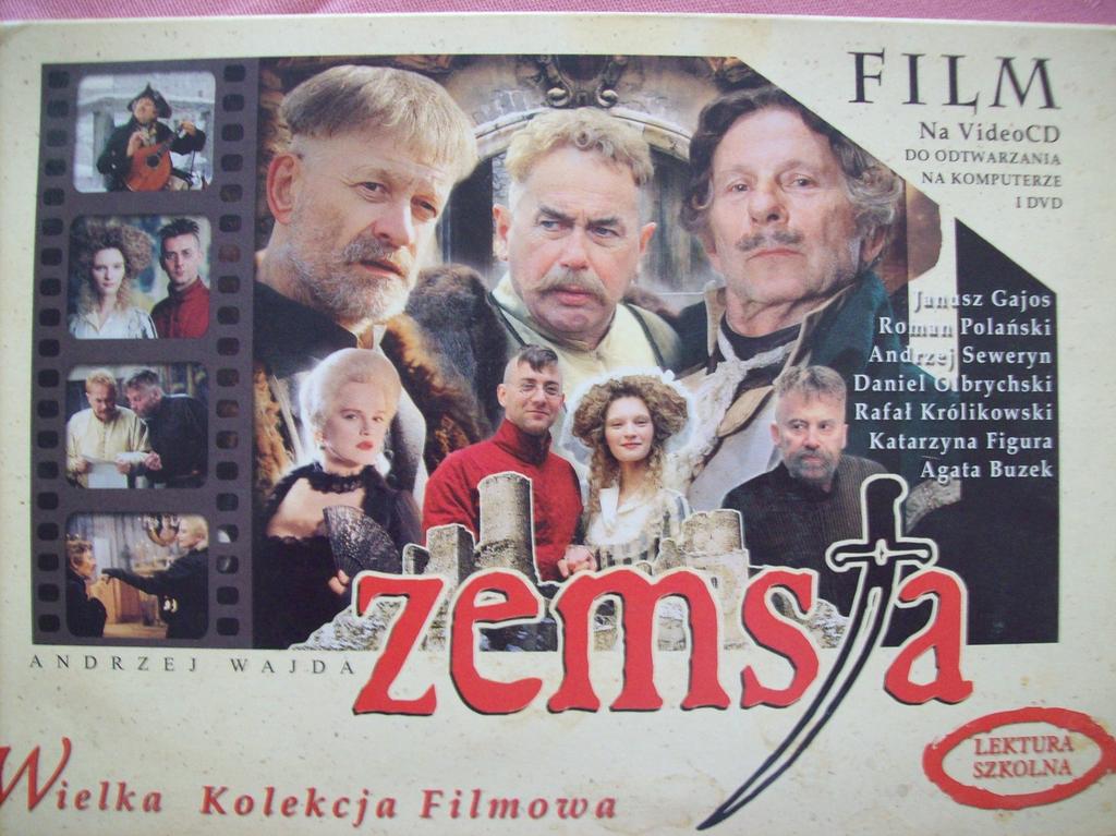 film DVD - Zemsta, reż Andrzej Wajda.