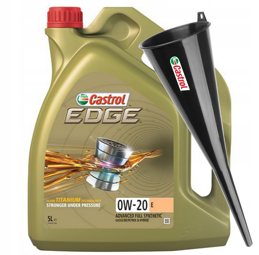 Olej Silnikowy Castrol Edge 0W-20 E 5L + lejek