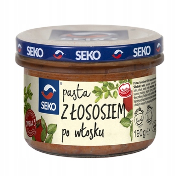 Pasta z łososiem po włosku Seko 190g