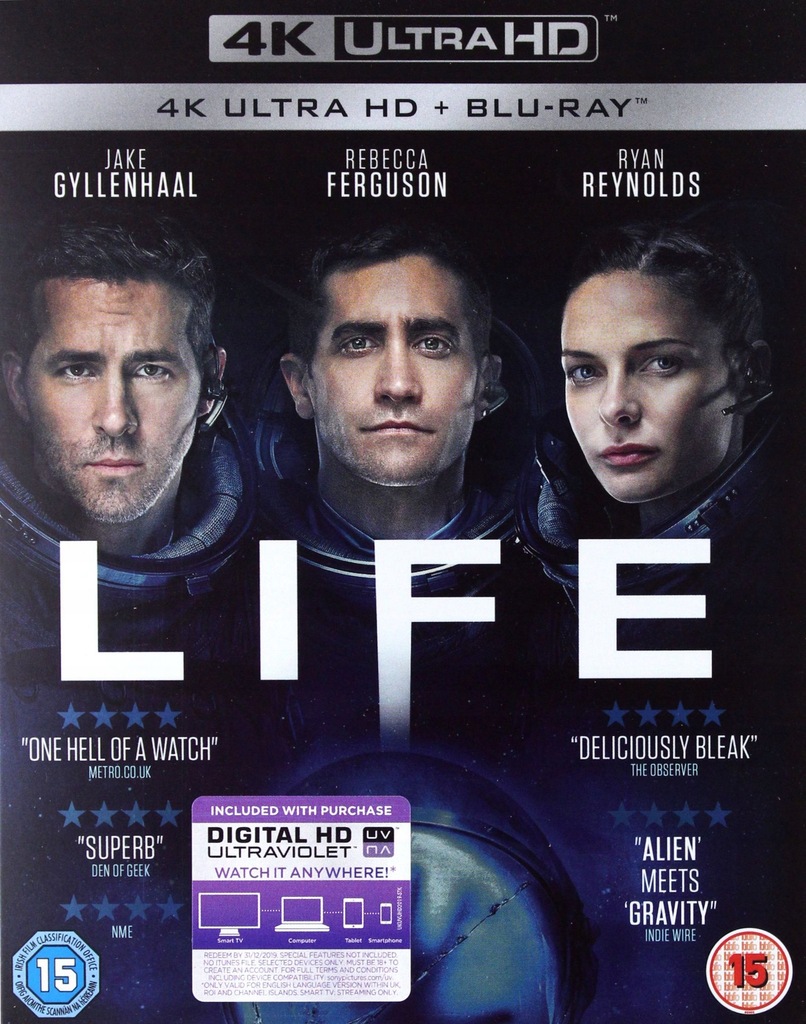 LIFE (BLU-RAY 4K)+(BLU-RAY)