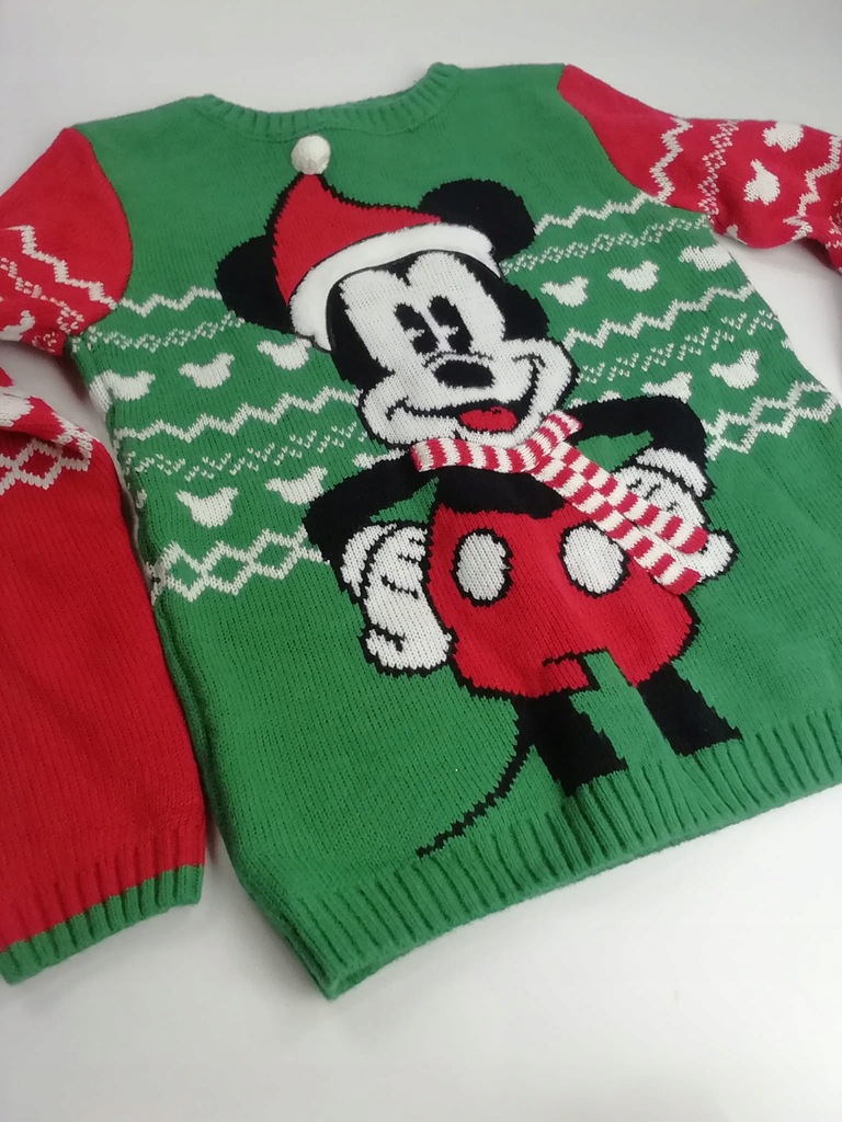 Sweter świąteczny Disney na wiek 9 - 10 lat