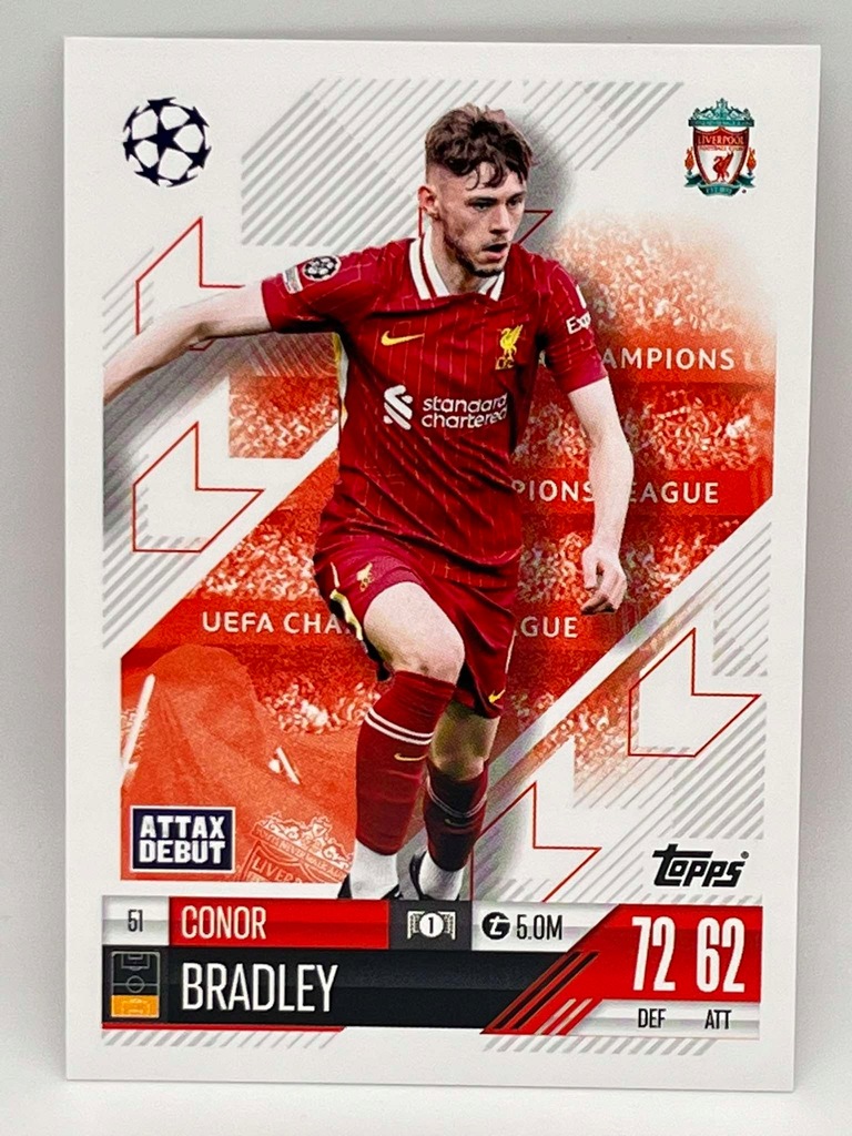Karty piłkarskie TOPPS MATCH ATTAX 24/25 #051 Conor Bradley