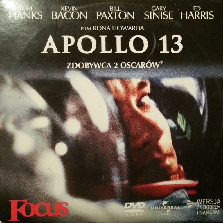 DVD "Apollo 13" Hanks, Bacon, Sinise, Harris