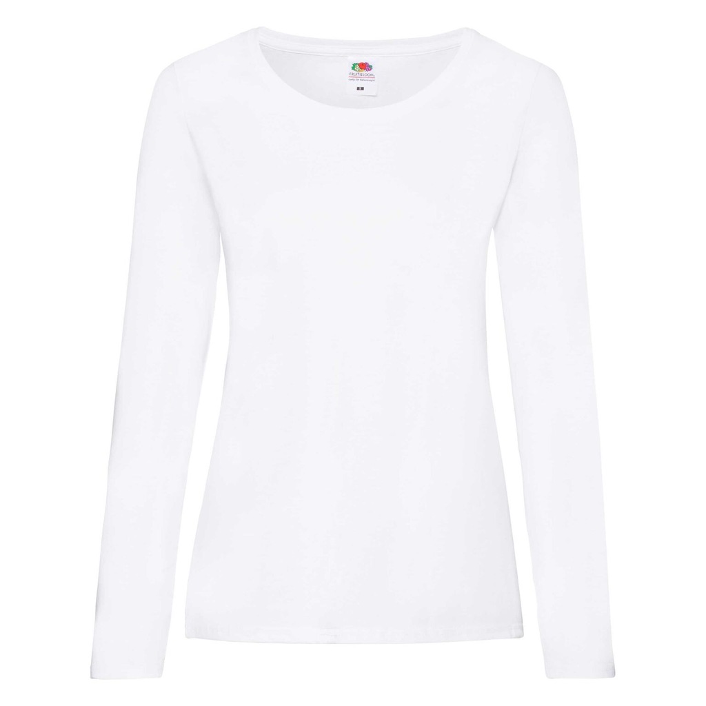 Ladyfit Valueweight L/S White S
